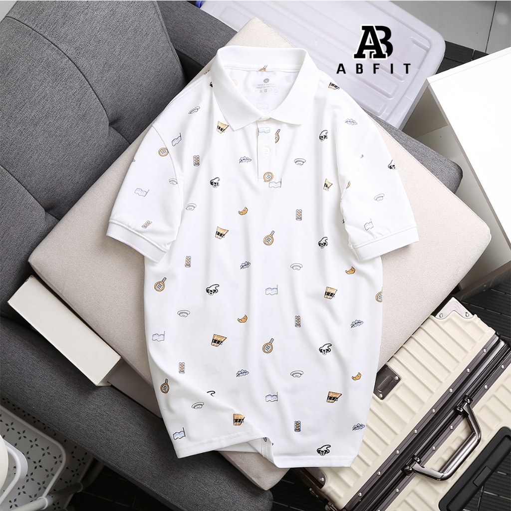 Áo polo nam nữ ABFIT cổ bẻ thun cá sấu thái co dãn thoáng mát thoáng mồ hôi cao cấp.A1