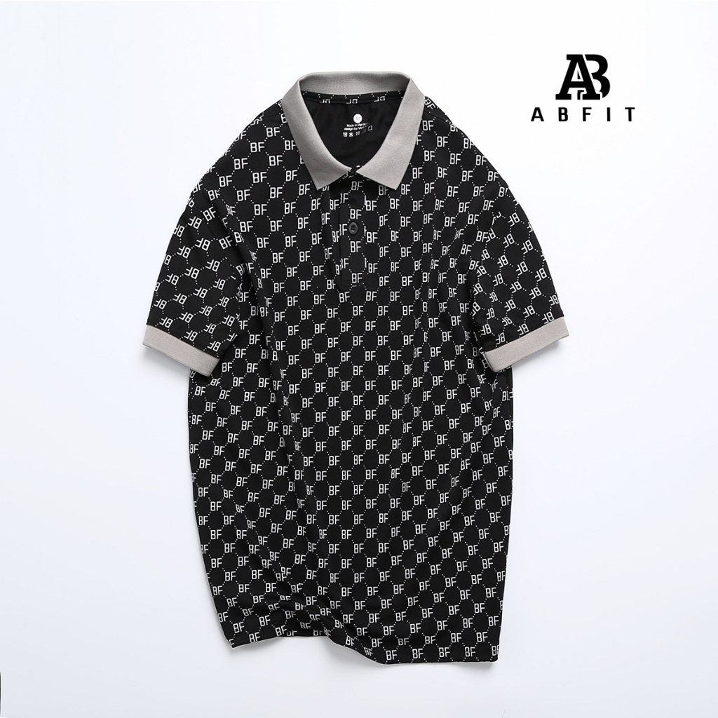 Áo polo nam nữ ABFIT cổ bẻ thun cá sấu thái co dãn thoáng mát thoáng mồ hôi cao cấp.A1