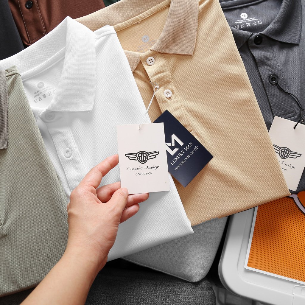 Áo polo nam nữ ABFIT cổ bẻ thun cá sấu thái co dãn thoáng mát cao cấp.A1