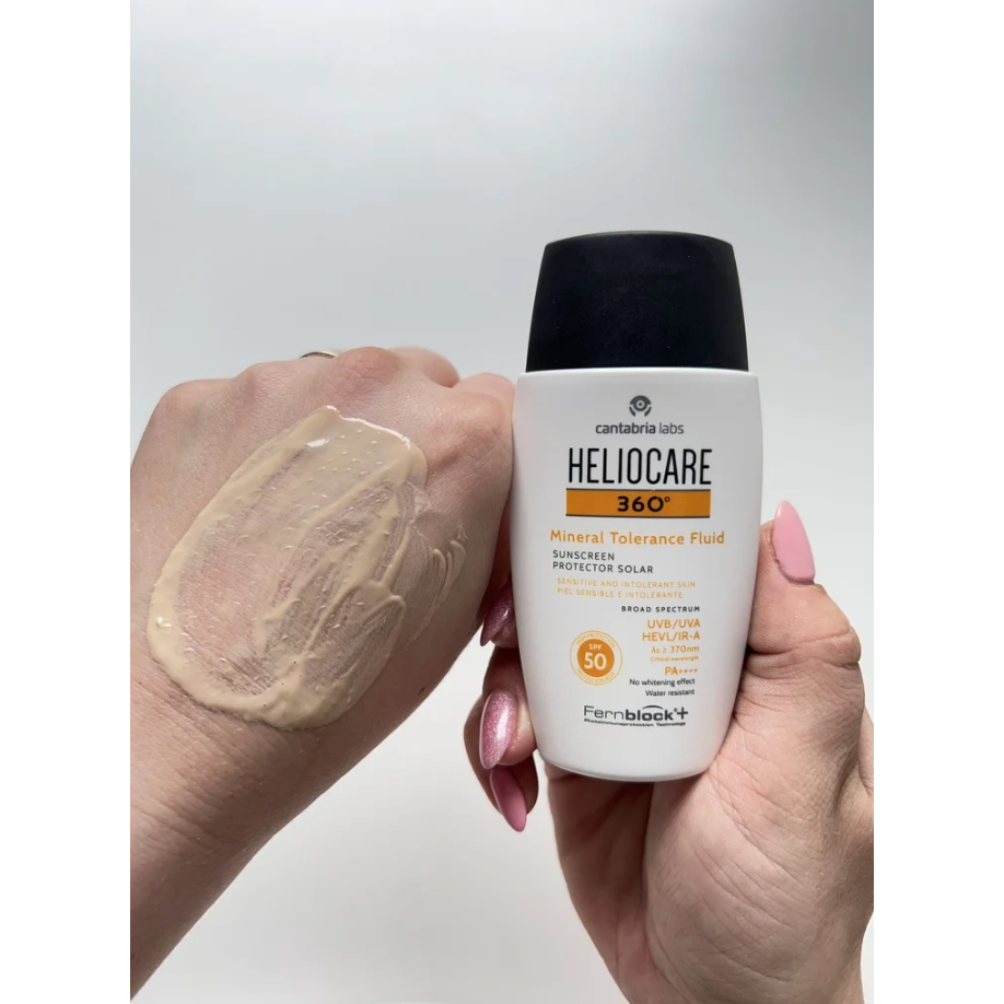 Kem chống nắng 360° Mineral Tolerance Fluid Sunscreen SPF 50