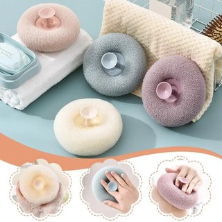 Bông Tắm Tạo Bọt, Tẩy Tế Bào Chết Có Núm - Bông Tắm Xơ Mướp Tạo Bọt Xà Phòng Làm Sạch Da