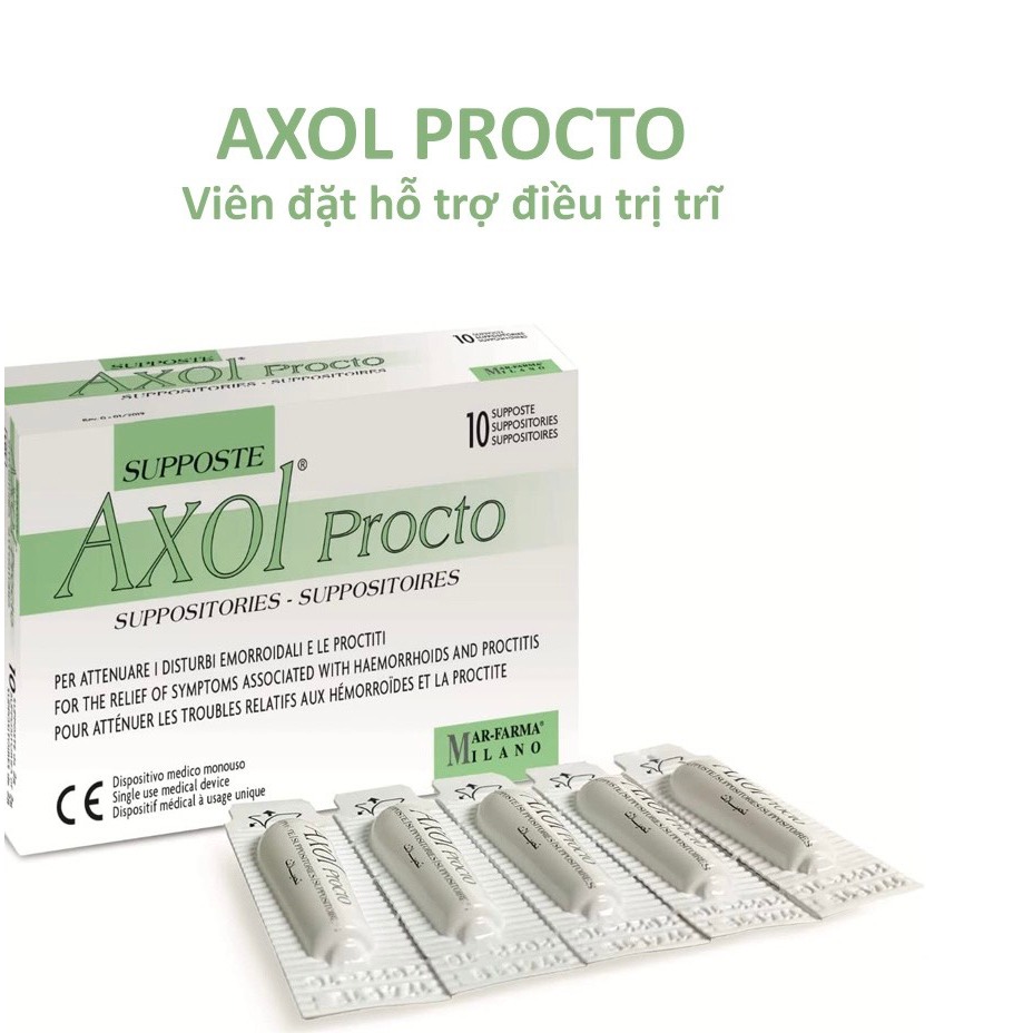 Axol Procto Giảm Ngay Mọi Triệu Chứng Của Trĩ - Nhập Khẩu Từ ITALY