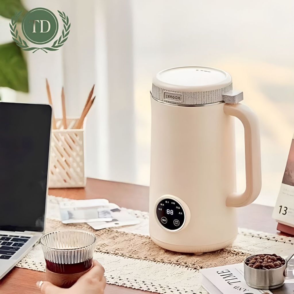Máy Làm Sữa Hạt ZENGON 1000ml, 6 Chức Năng, Xay Nấu Sữa Hạt, Xay Sinh Tố Đa Năng, Bảo Hành 6 Tháng