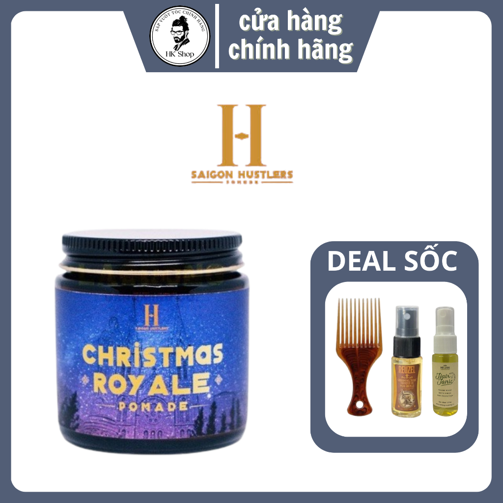 Sáp vuốt tóc Christmas Royale Pomade By Saigon Hustlers