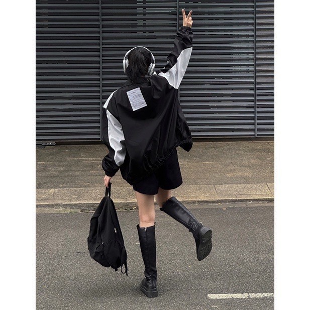 Áo khoác gió dù nam nữ Unisex mặc đôi 2 lớp phối màu KIMII 994 P9K4