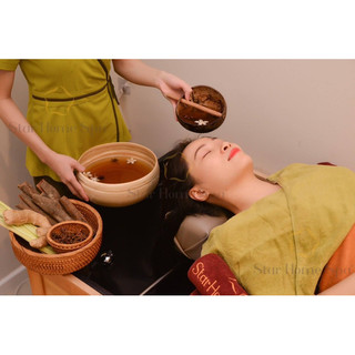 Chậu gội đầu tre massage spa, hàng VN xuất khẩu, kích thước 25x10cm