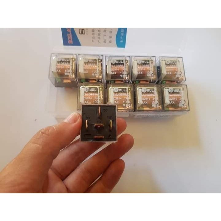 ROLE 5 CHÂN NHỰA TRONG 12V 24V