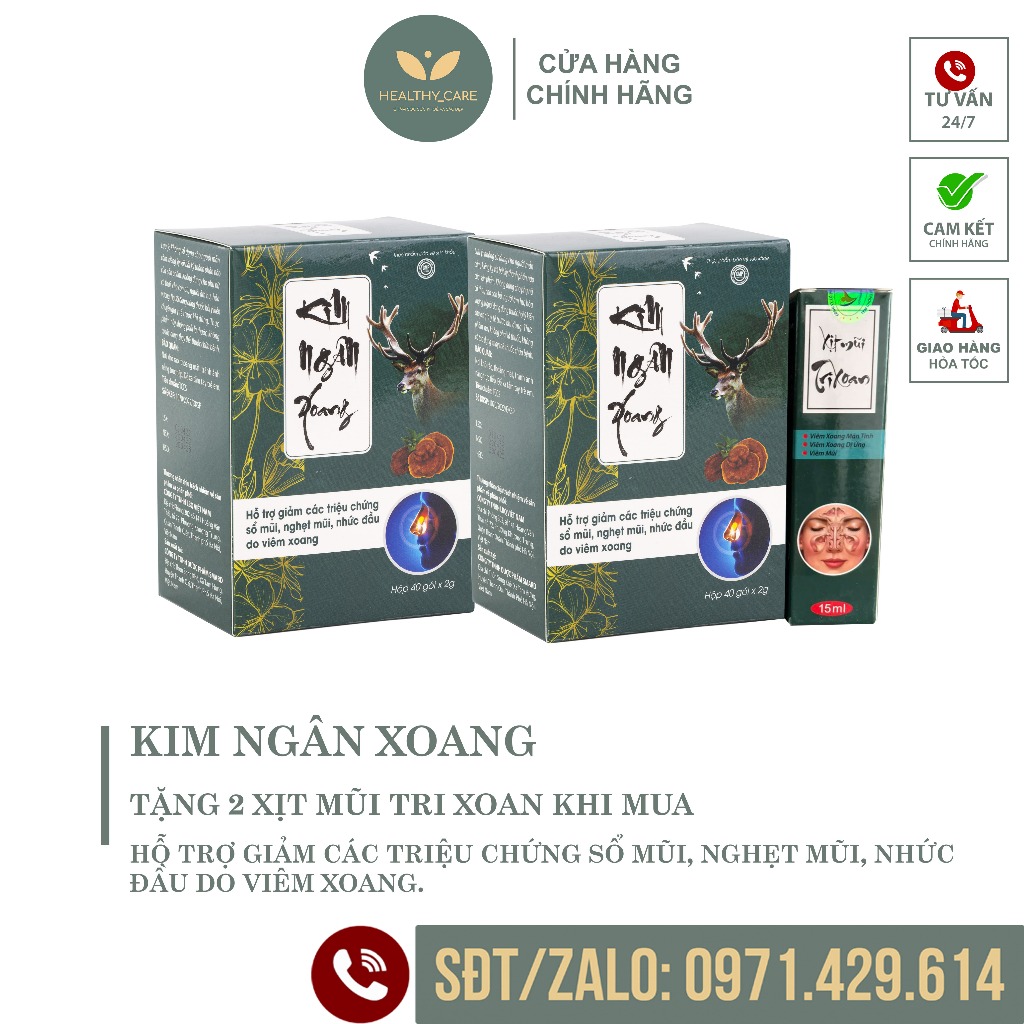 - Hỗ Trợ Giảm Các Biểu Hiện Sổ Mũi, Nghẹt Mũi, Nhức Đầu - Hộp 40 G