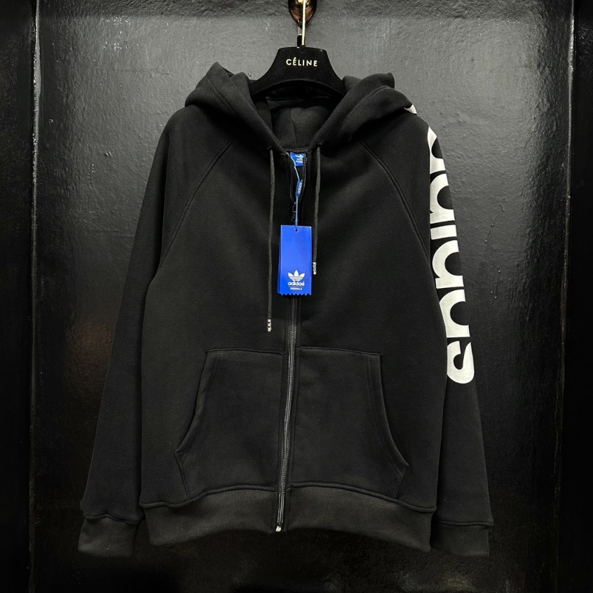 Áo Hoodie Nam Nữ A Di Dát Mũ Siêu Cấp Quảng Châu Phối Logo Tay Mũ Cực Chiến - Áo nỉ Hoodie Nam Nữ