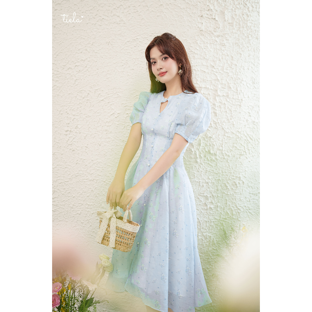 TIELA Đầm váy hoa dáng xoè-Amora Dress