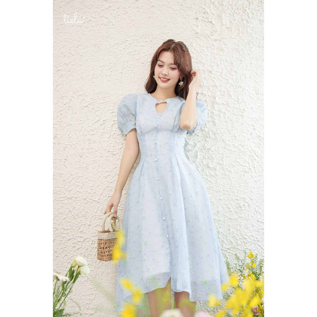 TIELA Đầm váy hoa dáng xoè-Amora Dress