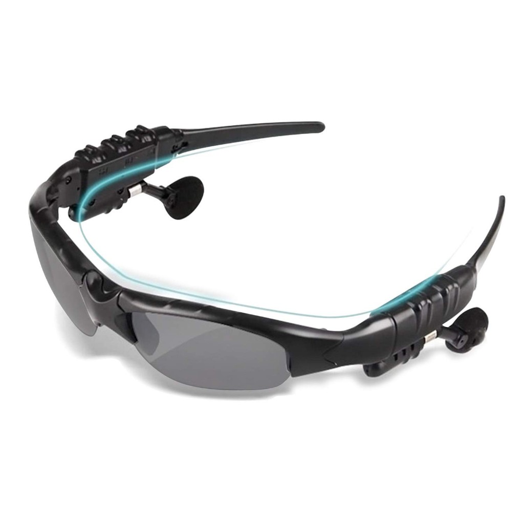 Mắt kính bluetooth kiêm tai nghe nhạc 4.0 Smart Glass đàm thoại tặng kèm hộp đựng cao cấp