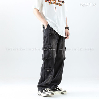Quần cargo jean q313 by viet store