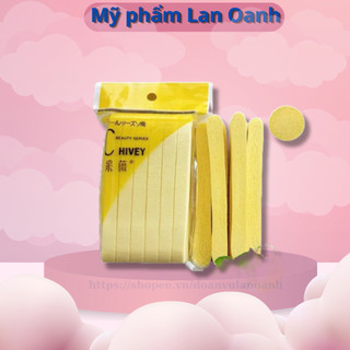 Bông nở rửa mặt Chivey hàng loại 1 gói 12 miếng