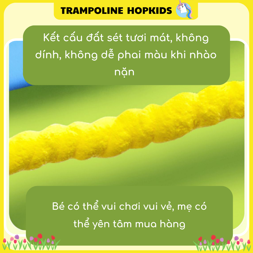 Đất Nặn, Đất Sét Nhật Siêu Nhẹ Không Dính Tay 12/24/36 Màu Túi Zip Cao Cấp An Toàn Dành Cho Bé Làm Slime Trang Trí