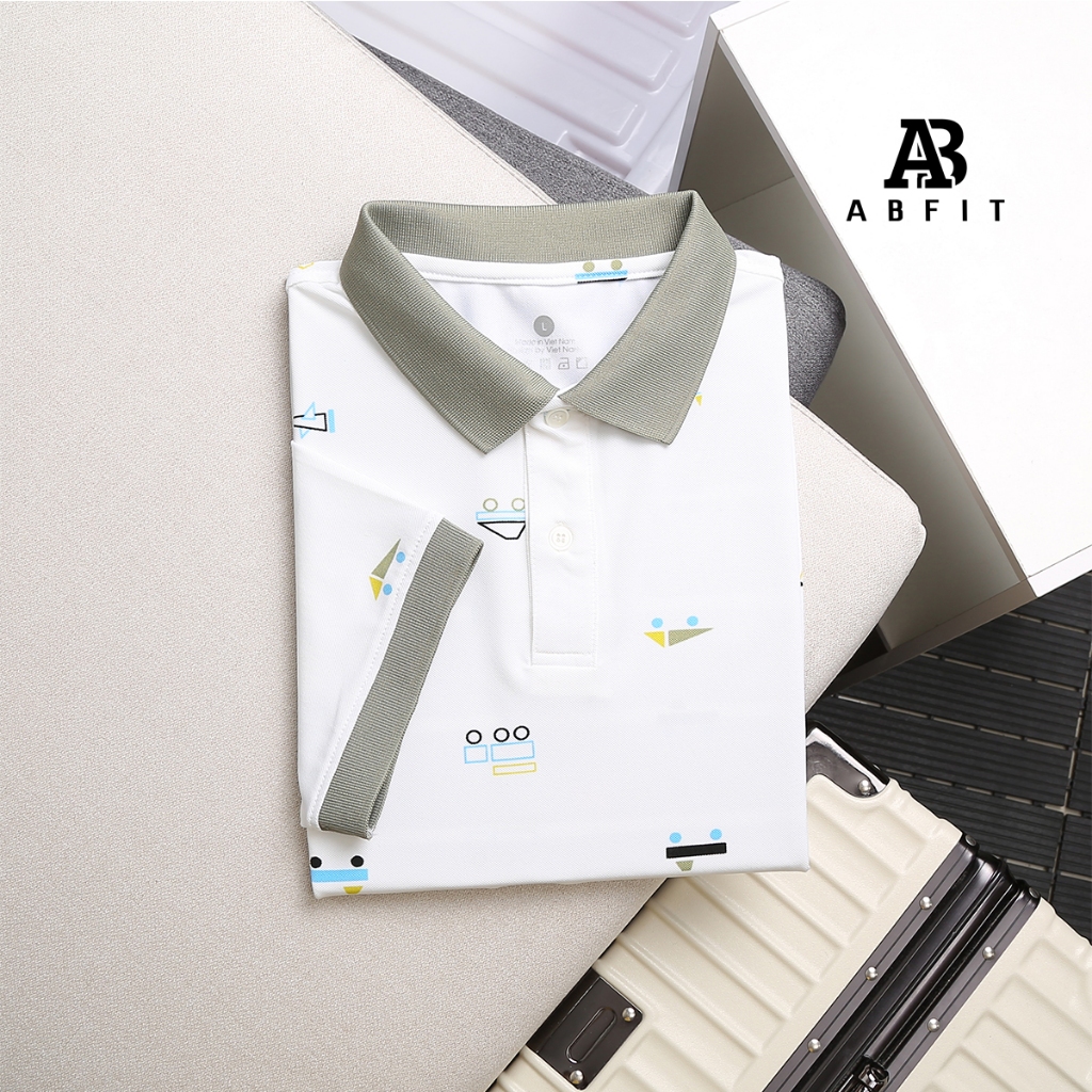 Áo polo nam nữ ABFIT cổ bẻ thun cá sấu thái co dãn thoáng mát thoáng mồ hôi cao cấp.A3