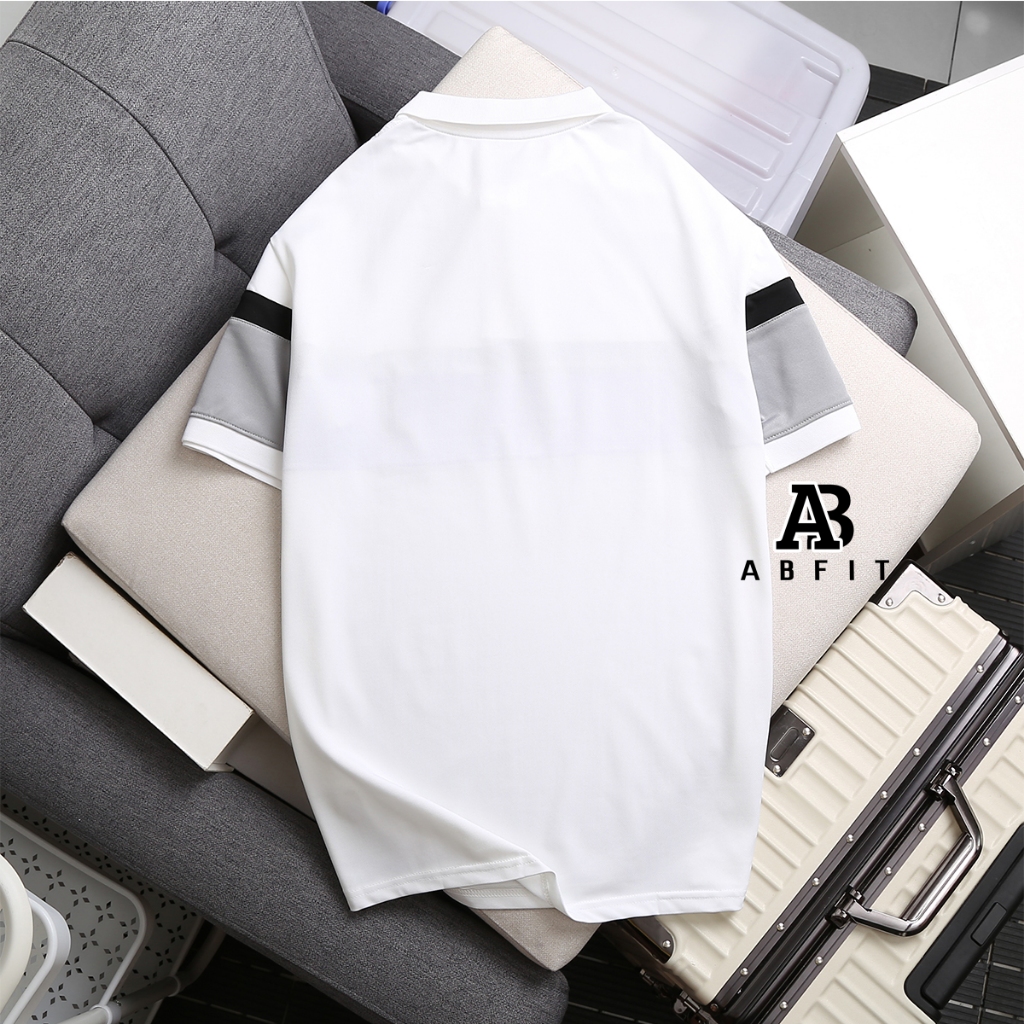 Áo polo nam nữ ABFIT cổ bẻ thun cá sấu thái co dãn thoáng mát thoáng mồ hôi cao cấp.A5