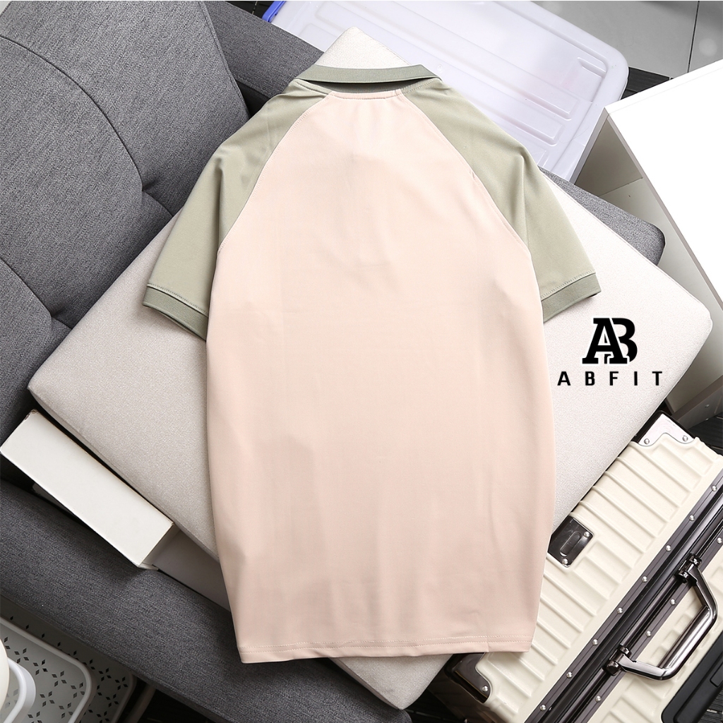 Áo polo nam nữ ABFIT cổ bẻ thun cá sấu thái co dãn thoáng mát thoáng mồ hôi cao cấp.A6