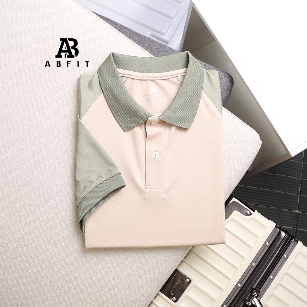 Áo polo nam nữ ABFIT cổ bẻ thun cá sấu thái co dãn thoáng mát thoáng mồ hôi cao cấp.A6