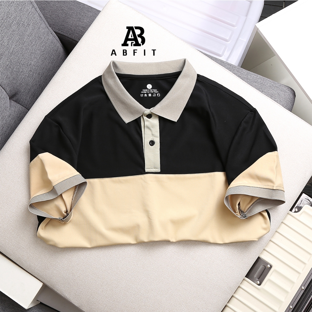 Áo polo nam nữ ABFIT cổ bẻ thun cá sấu thái co dãn thoáng mát thoáng mồ hôi cao cấp.A7