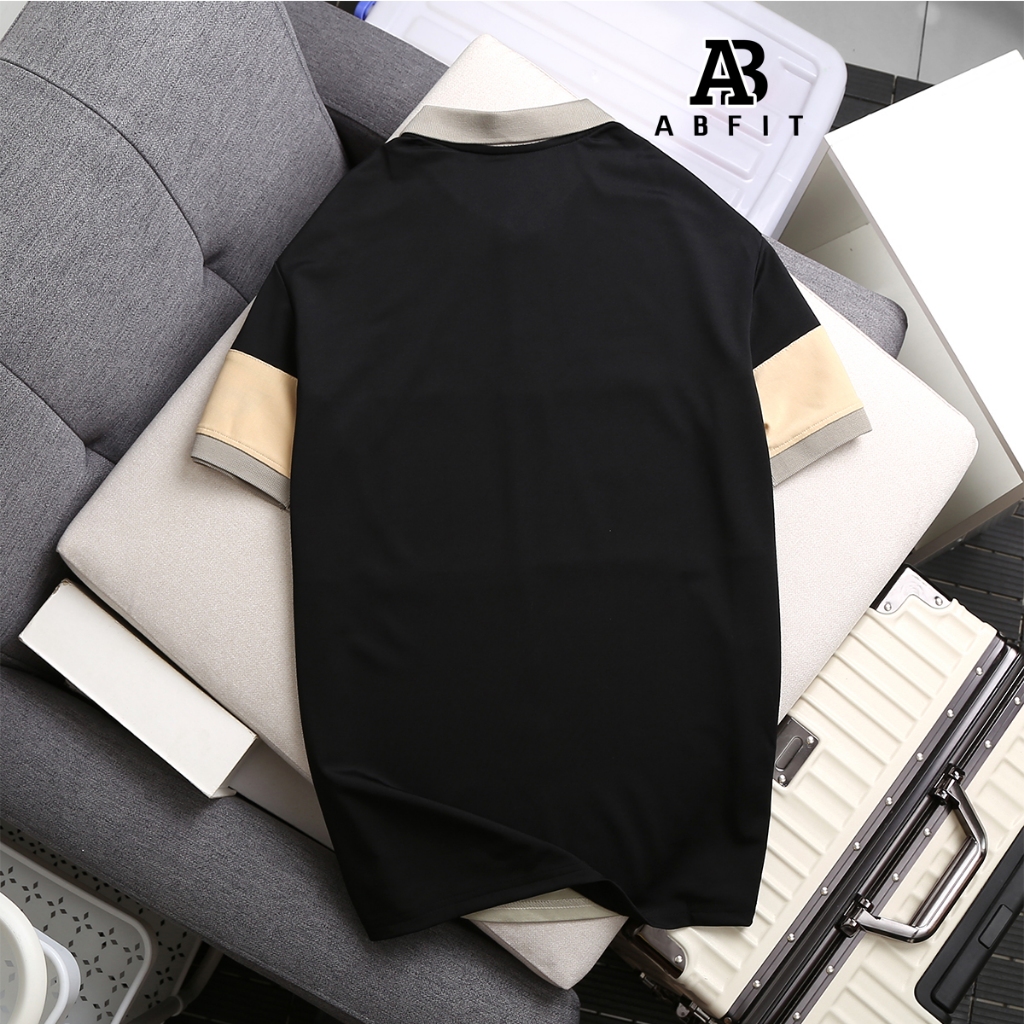 Áo polo nam nữ ABFIT cổ bẻ thun cá sấu thái co dãn thoáng mát thoáng mồ hôi cao cấp.A7