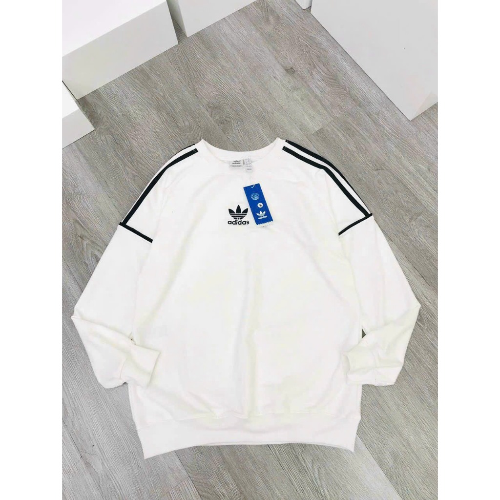 ÁO NỈ ADI.DAS THỂ THAO CỔ TRÒN DÀI TAY