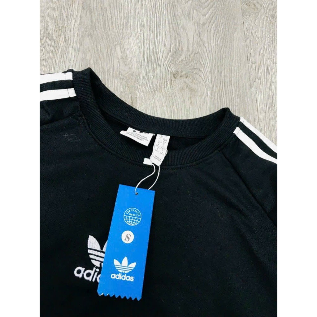 ÁO NỈ ADI.DAS THỂ THAO CỔ TRÒN DÀI TAY