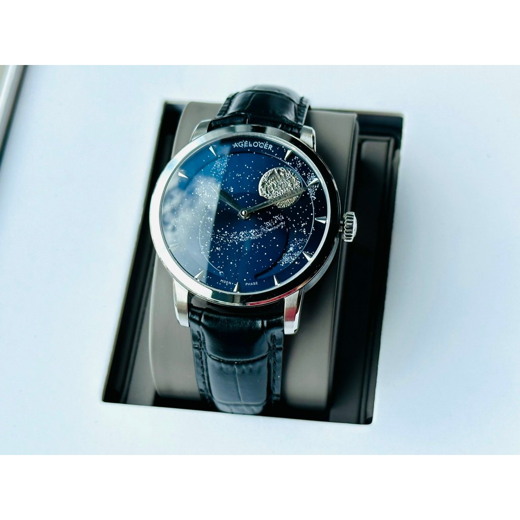 Đồng hồ chính hãng nam  Agelocer - Máy cơ tự động - Kính Sapphire