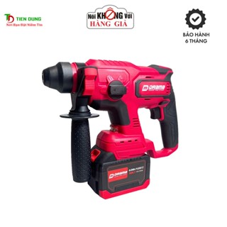 Máy Khoan Bê Tông Pin Drama D-5020 4 Chức Năng 2 Pin 15 Cell Chân Pin Phổ Thông