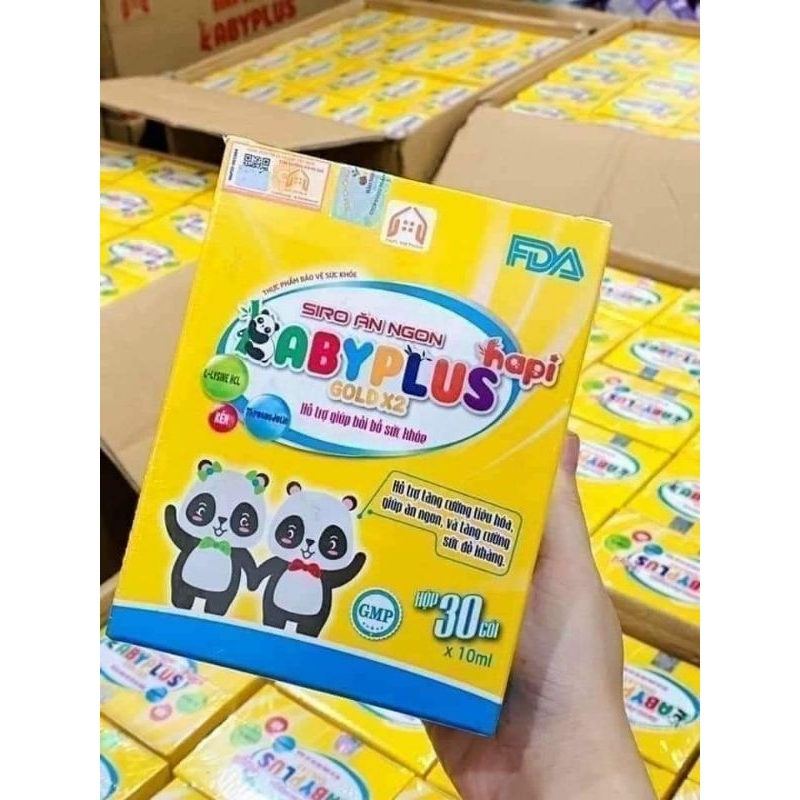 Siro Ăn Ngon Baby Plus hộp 30 gói