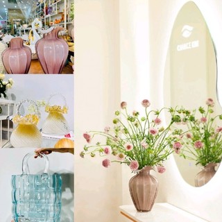 Lọ hoa thủy tinh cao cấp, lọ hoa giọt nước, lọ hoa decor, bình hoa thủy tinh hàng nhập