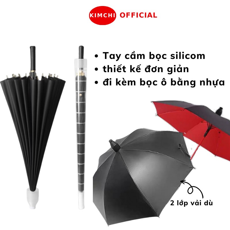 Dù Che Nắng Cán Dài Kimchi Vải Dù 2 Lớp Chống Tia UV