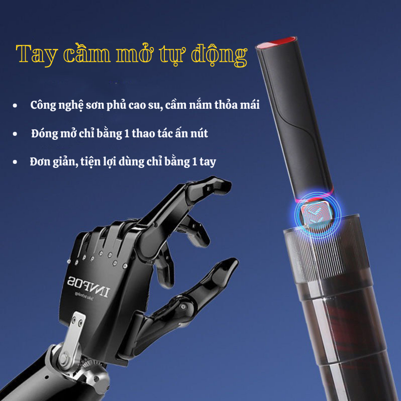 Dù Che Nắng Cán Dài Kimchi Vải Dù 2 Lớp Chống Tia UV