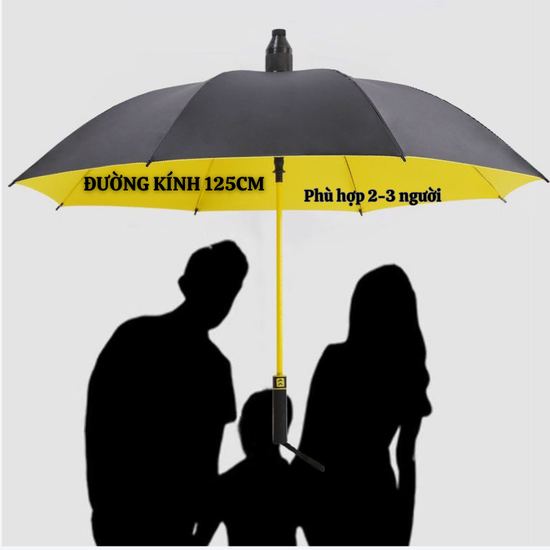 Dù Che Nắng Cán Dài Kimchi Vải Dù 2 Lớp Chống Tia UV