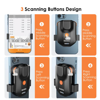 Máy quét mã vạch Bluetooth 1D 2D Tương thích Windows, Android, IOS _ Barcode 1D/2D QR code scanner