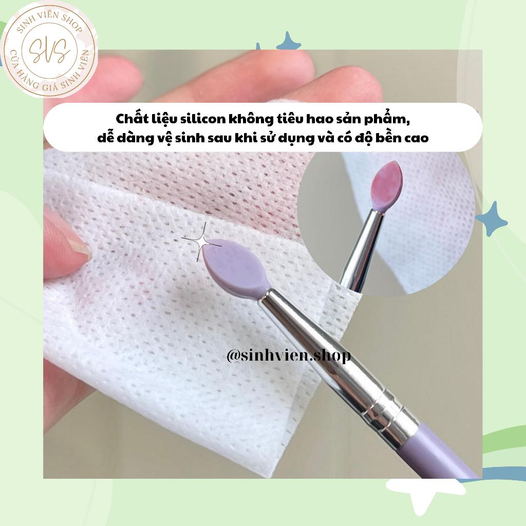 Cọ môi đầu silicon nhỏ Gecomo dành cho son môi và mặt nạ môi
