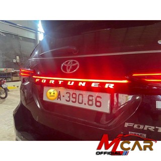 Led cốp sau xe #fortuner 2017-2021 đèn 2 màu trắng và đỏ