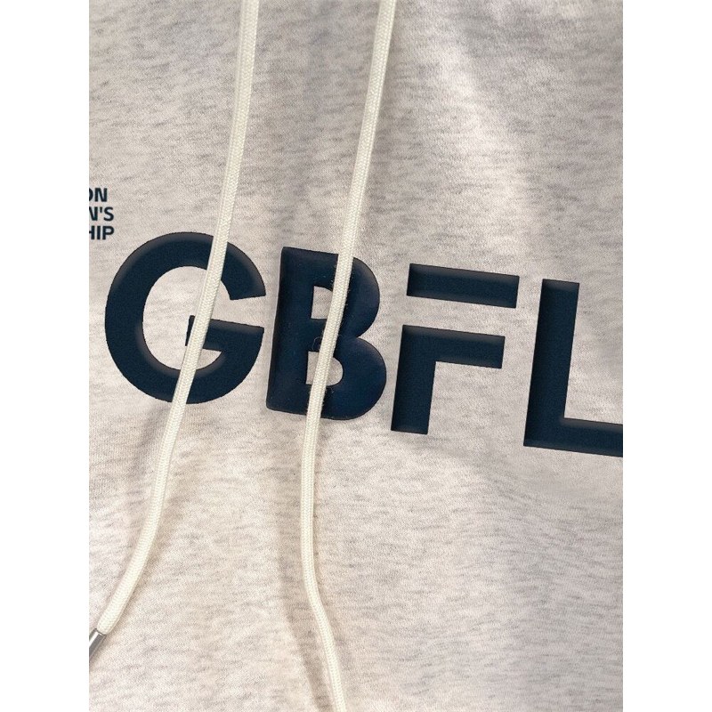 Áo hoodies nỉ GBFL màu xám chất nỉ dày dặn mềm mịn Mitstore
