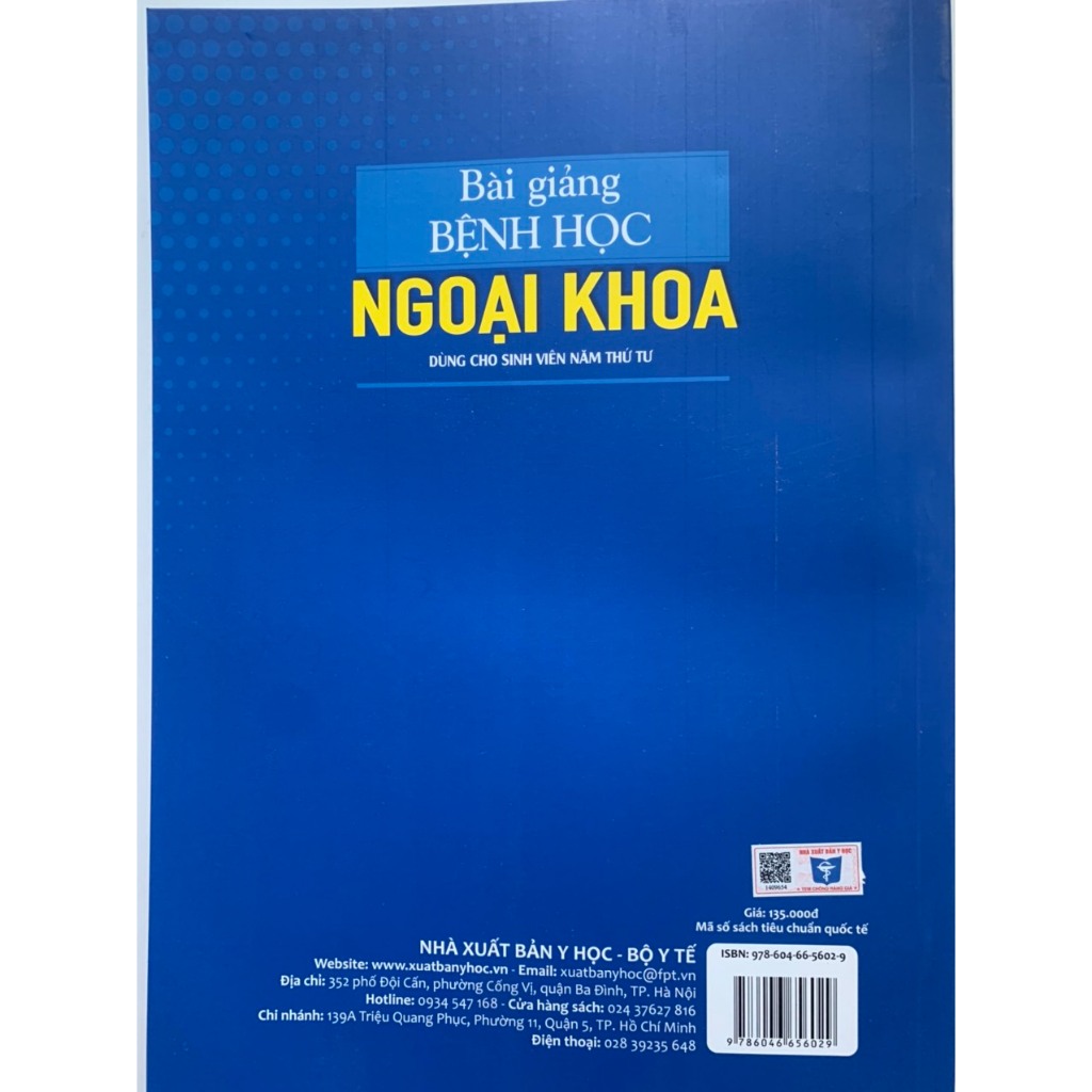Sách - Bài giảng bệnh học ngoại y4