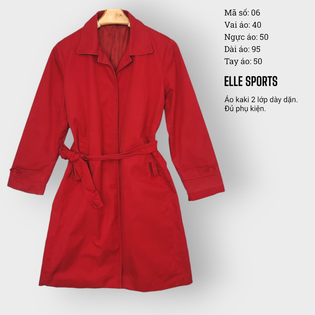 Áo măng tô kaki - trench coats, áo khoác dáng dài nam, nữ secondhand - 2nd