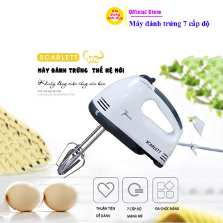 Máy đánh trứng cầm tay Có 7 cấp độ trộn bột và làm kem mini Công Suất 180W - GDAH