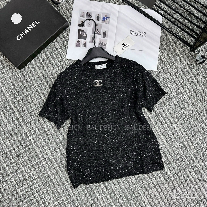 Áo thun len nhũ kèm tag Datasco