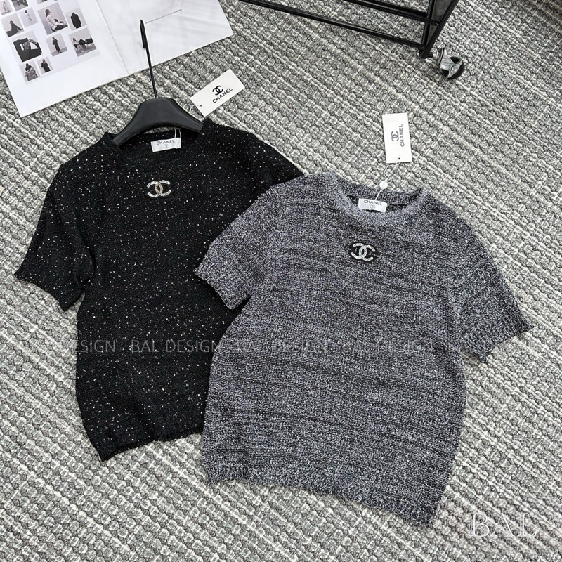 Áo thun len nhũ kèm tag Datasco