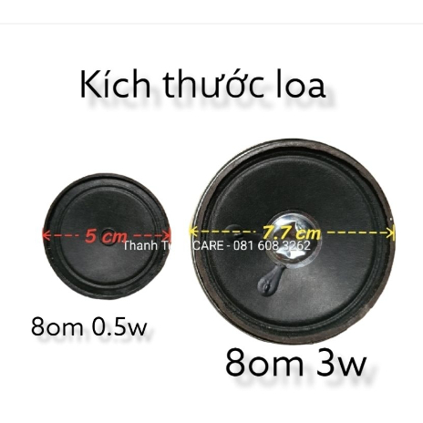 Loa xe ô tô điện,xe máy điện trẻ em 8 ôm 3w