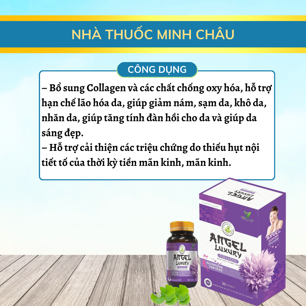 Collagen Sâm tố nữCollagen Peptides giảm nám, nếp nhăn