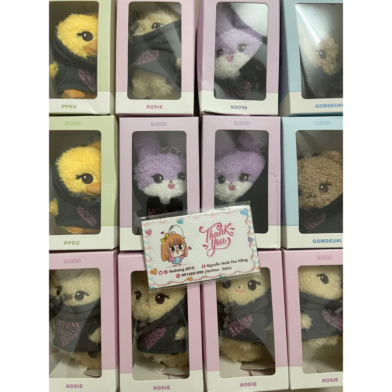Móc khoá BLACKPINK OFFICIAL CHARACTER MINI KEYRING