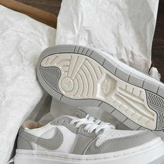 Giày sneaker Jo.rdan xám đế cao ( giá chưa bao gồm box bảo vệ )