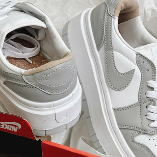 Giày sneaker Jo.rdan xám đế cao ( giá chưa bao gồm box bảo vệ )