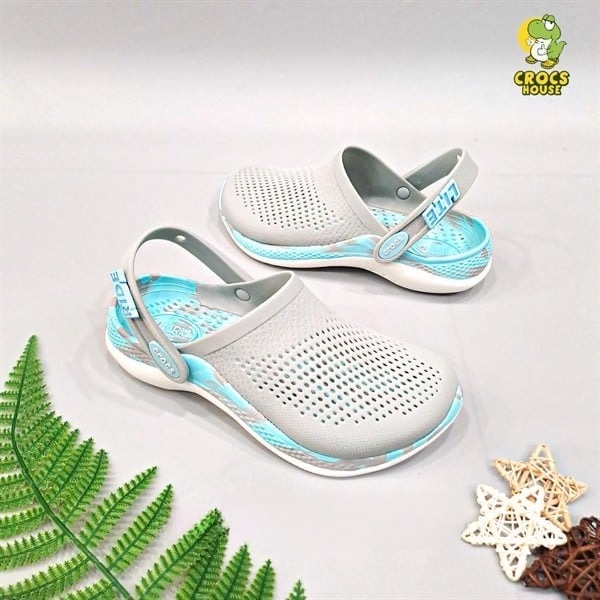 Dép cross literide clog 360 camo loang nam nữ cao cấp, dép sục cross literide 360 phun sơn unisex tặng jibbitz Nhacasau