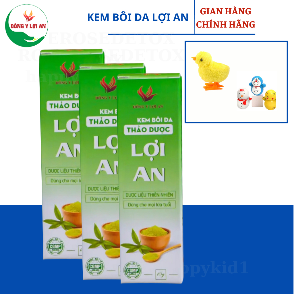 Kem Bôi Da Lợi An Cho Bé Yêu COMBO 3 Hộp